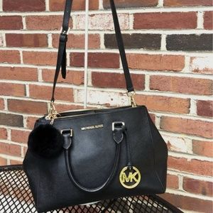 Micheal Kors Tote Black Saffiano Leather